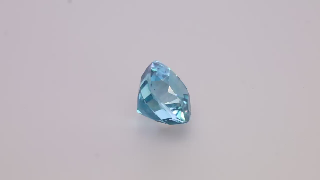 Blue Zircon 11.57 ct